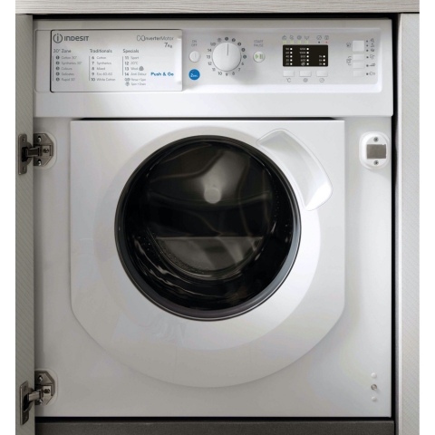 Indesit integrated deals washing machine 9kg